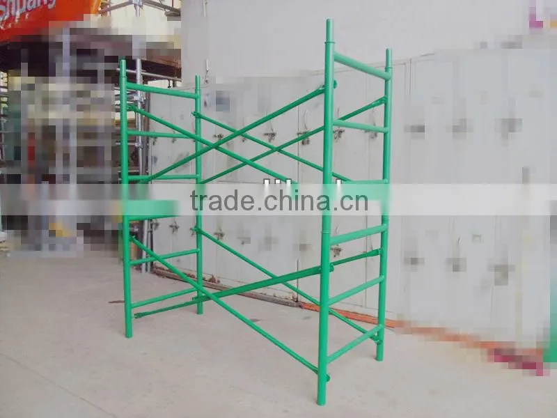 H type frame scaffolding system