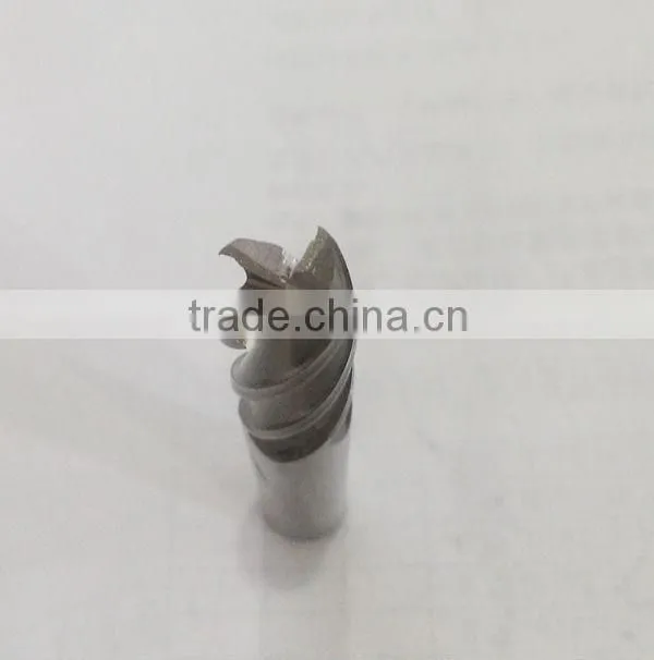 High quality parallel shank milling cutters hss end milling