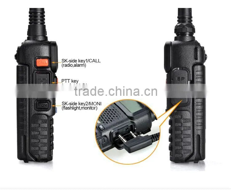 Green color Original BAOFENG handheld uv-5r dual band walkie talkie with CE FCC Certificate