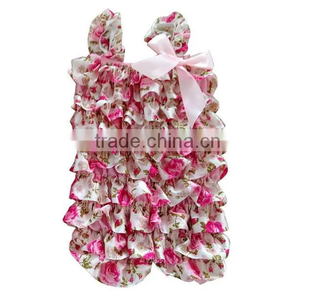 baby petti ruffler romper multicolor romper cheap lace romper