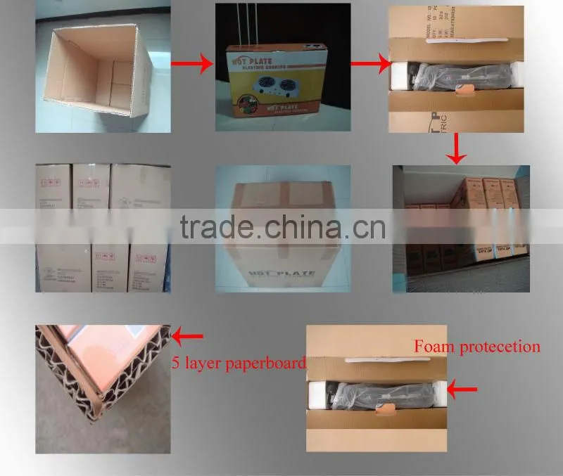 500W& sigle Electric SOILD Hot Plate with cheap price&2014 new style&hot sales&color&
