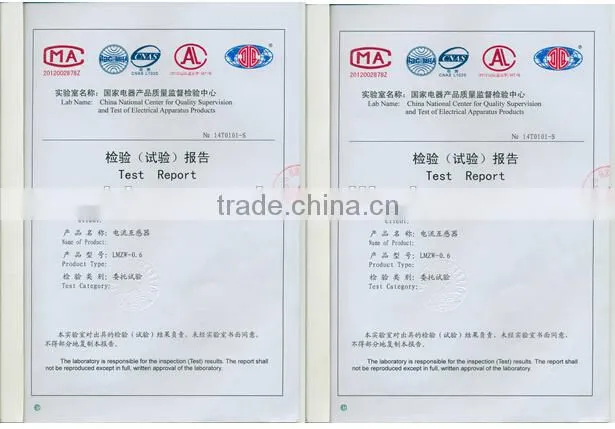 Low voltage three phase electric measuring tank