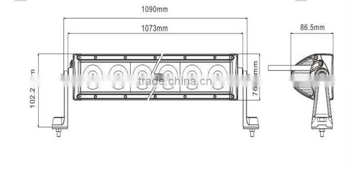 ShengWell auto led bar 200W 9-32V IP67 CREE led light bar Flood/Spot/Combo Single Row led light bar 200W led light bar