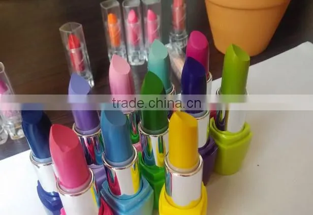 Wholesale High Quanlity Sexy Safe Black Purple Colors Brands Natural Matte Waterproof Lipstick
