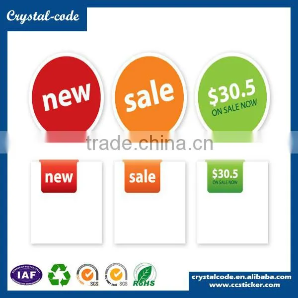 Semi-gloss thermal paper supermarket price label