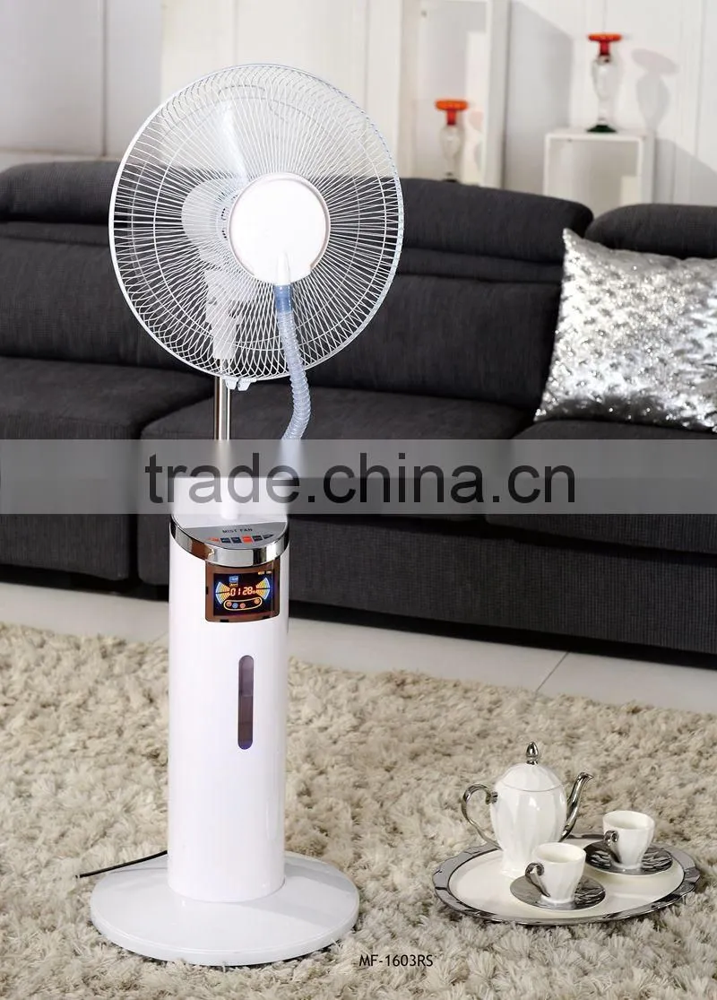 Electrice AC stand fan with water spray/16 inch water cooler fan