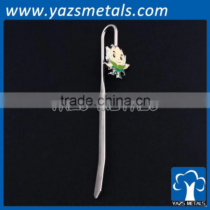 custom zinc alloy metal book mark for christmas gift