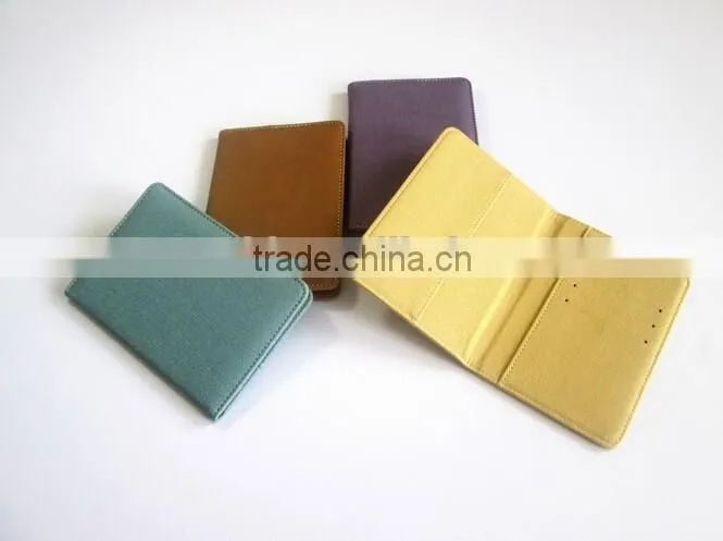 Fashion Leather Passport Holder PU Passport Wallet Leather Passport Case