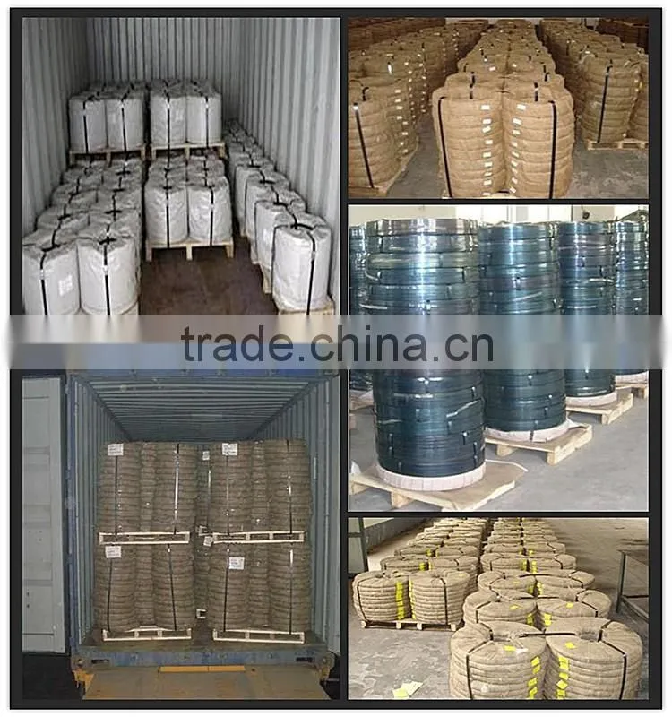 19*0.8mm waxed baling steel strapping with high quality