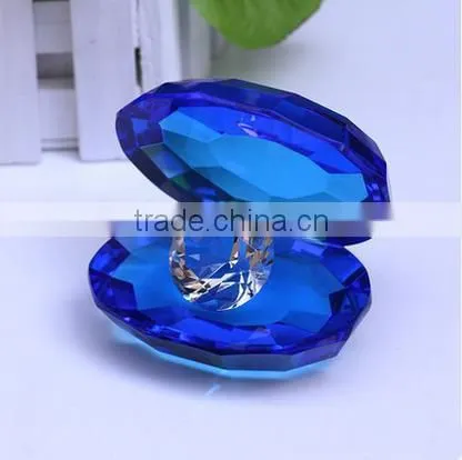 crystal clam decorations for gift