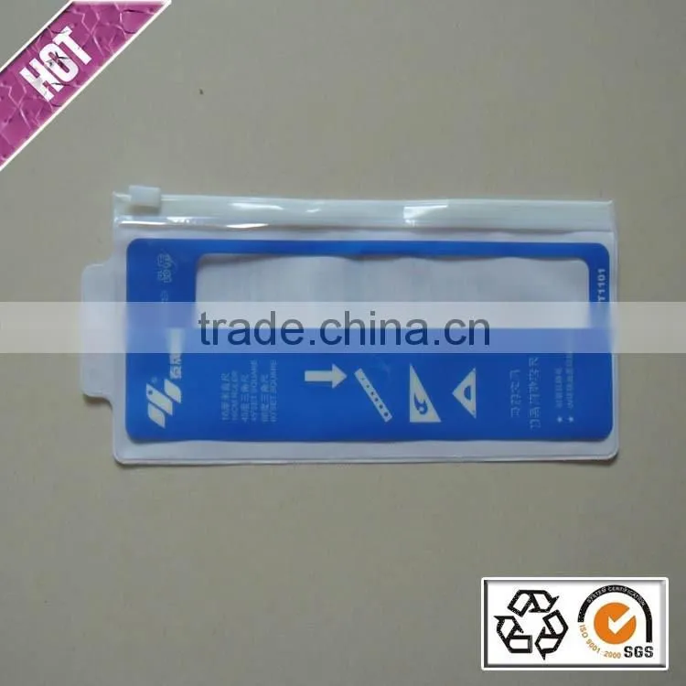 High Quality PVC Ruler Sets Bag Customized Plastic Ruler Packaging Bag for Students Waterproof PVC Bag