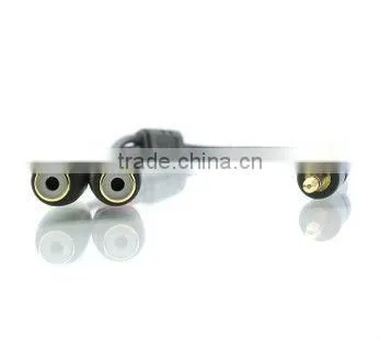 12 Inch 3.5MM Male To 2 RCA Female Jack Stereo Audio Cable Y Adapte