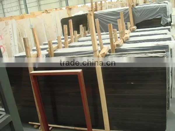 Polished Natural Imperial Black Marble