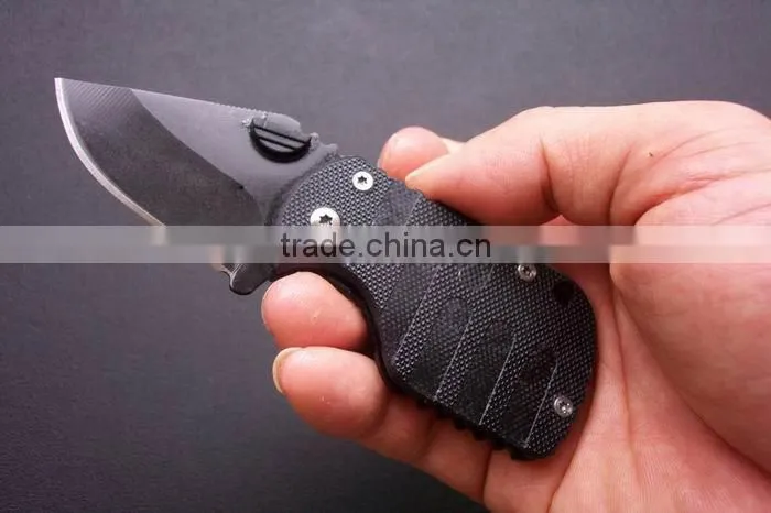 OEM G10 Material Pocket Knife 420 steel knife UD48102