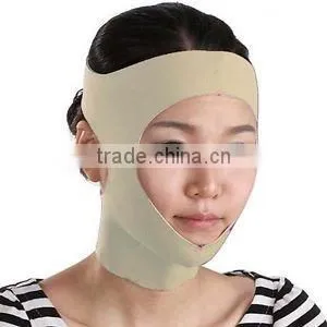 2014 fashionable elastic and durable neoprene v shape lifting slim face mask