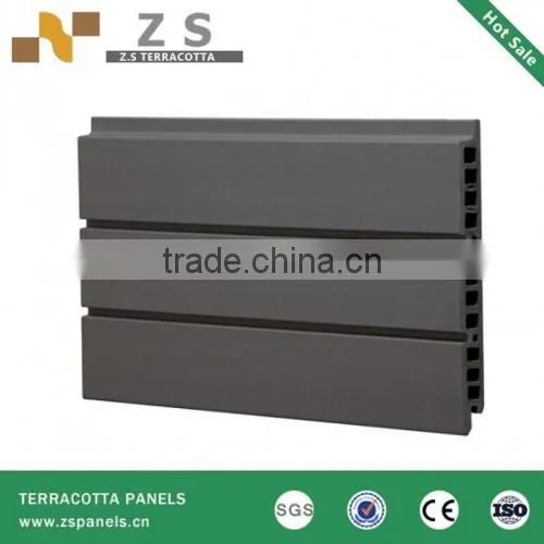 Light weight terracotta panel with hollow structure Terracotta natural clay wall panel for exteiror and interior decoration