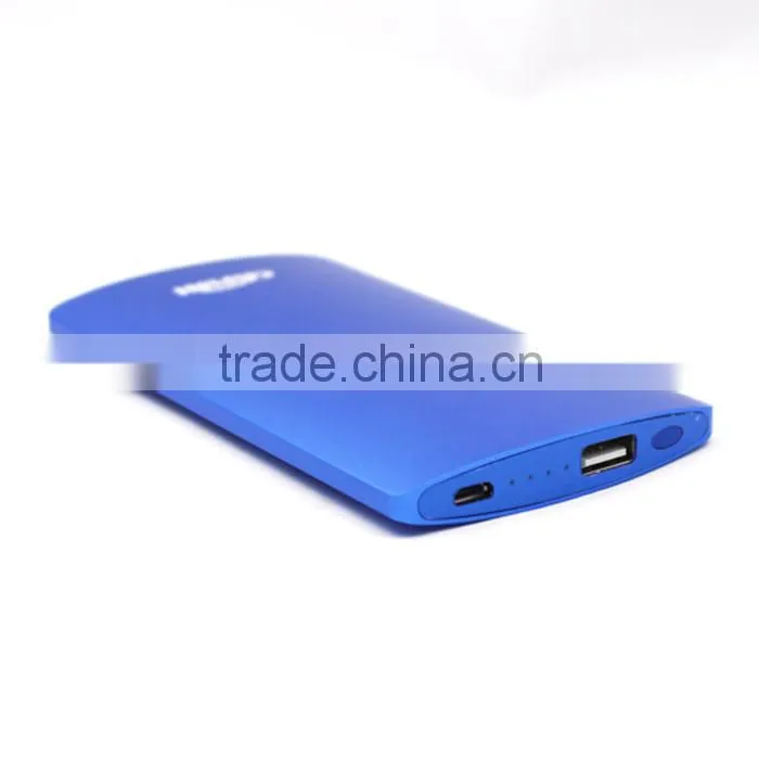 Cafini fashionable alloy shell polymer powerbank, 4000mAh powerbank for laptop