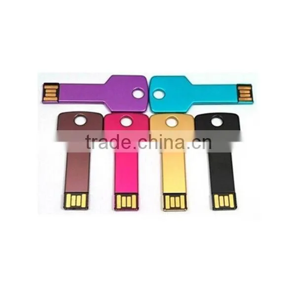 Key ring pen drive 16GB 32GB skeleton key shaped usb drive
