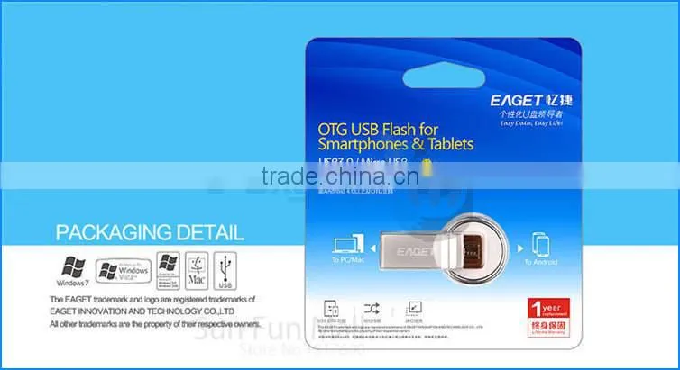 2015 Hot Mini OTG USB Flash Thumb Drive 8GB 16G 32G 64G OTG Function Memory Sticks for Samsung Smart Phone Tablet PC
