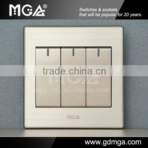 MGA Q7L Series 4 Gang 2 way push button switch