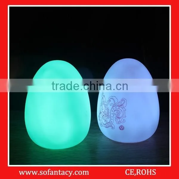 colour changing egg shape party lamp light