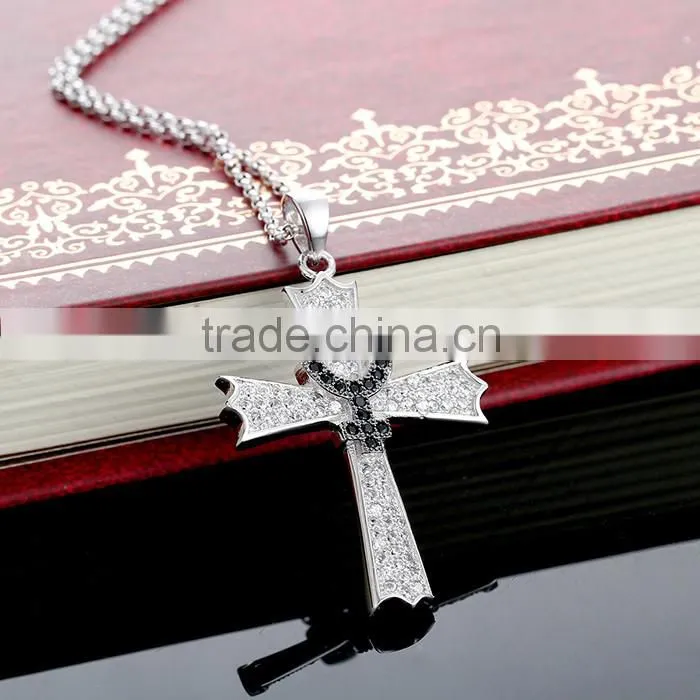 new products 2016 925 sterling silver black stone pendant jewelry