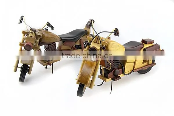 Wholesale cheap handmade wooden motorcycles model