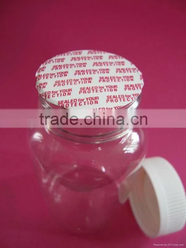 High quality custom printed laminated aluminium foil seal for jar