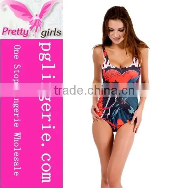 OEM custom sublimated Pretty One Piece Swimsuit