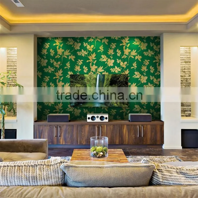 modern cheap foil glitter wallpaper for hotel/ktv/entertainment wallcovering