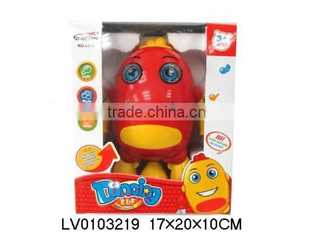 Electric toy Dancing robot with music and light