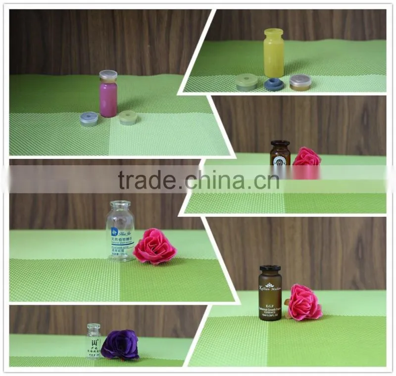 Brown glass chemical bottles for penicillin bottle with rubber stopper for pill bottle with flip top cap