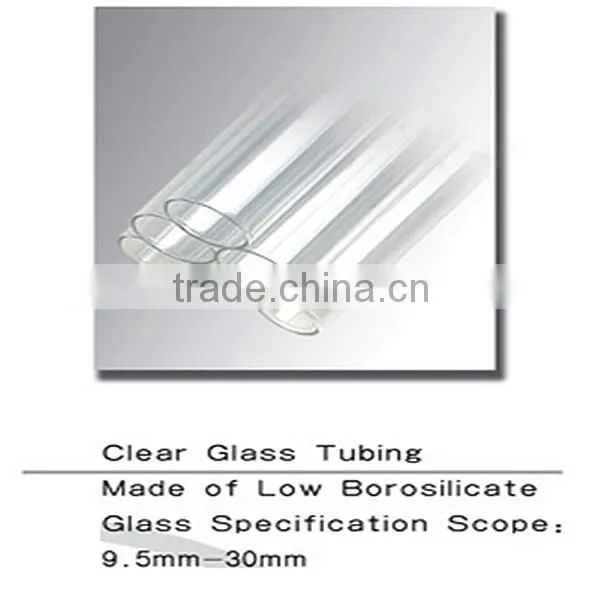 Clear injection vials made of low botosilicate glass tubing