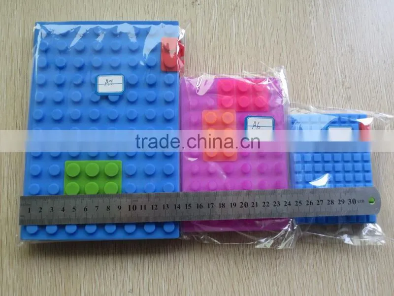 A5 brand notebook- silicone cover with raised studs