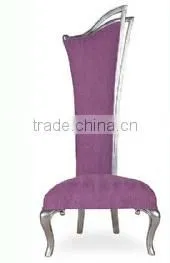 factory low wholesale price french style high back chair for sale