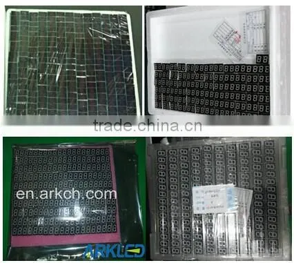 1.2" 5x7 square dot Amber color dot matrix LED display