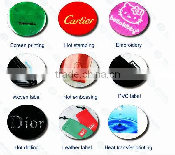 Latest new design Satin powerbank packaging bags with drawstring