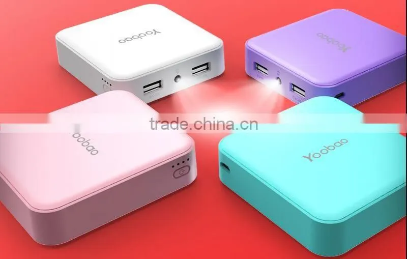 Yoobao 10400 mah power bank cartoon Sunshine version Android Micro-USB input