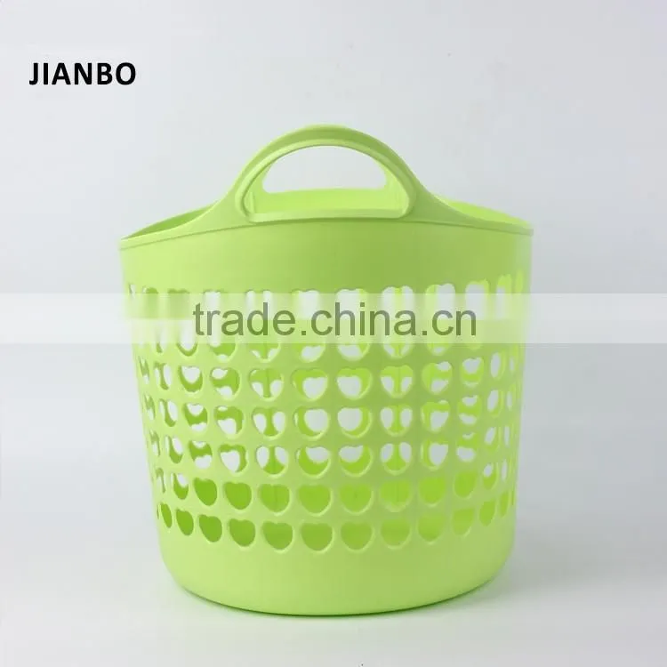 Basket57 Useful Bathroom Market Kitchen Vegetable-Basket Receive Packing Handle PE Shopping Storage Luandry Baskets