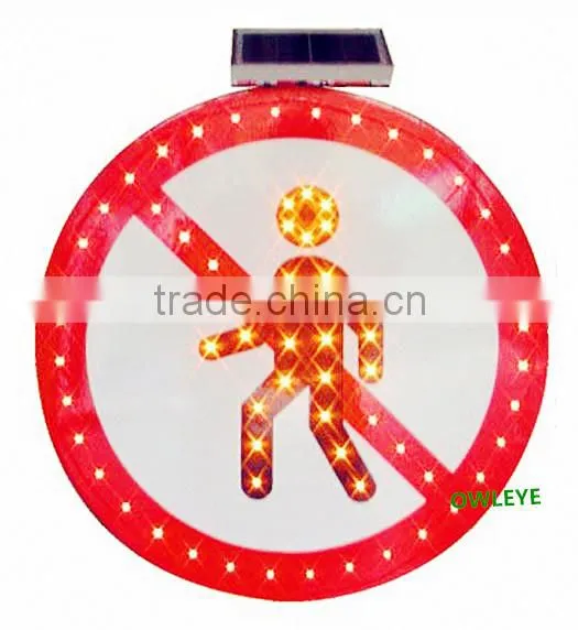 Solar LED Traffic Road Sign,solar traffic signal light