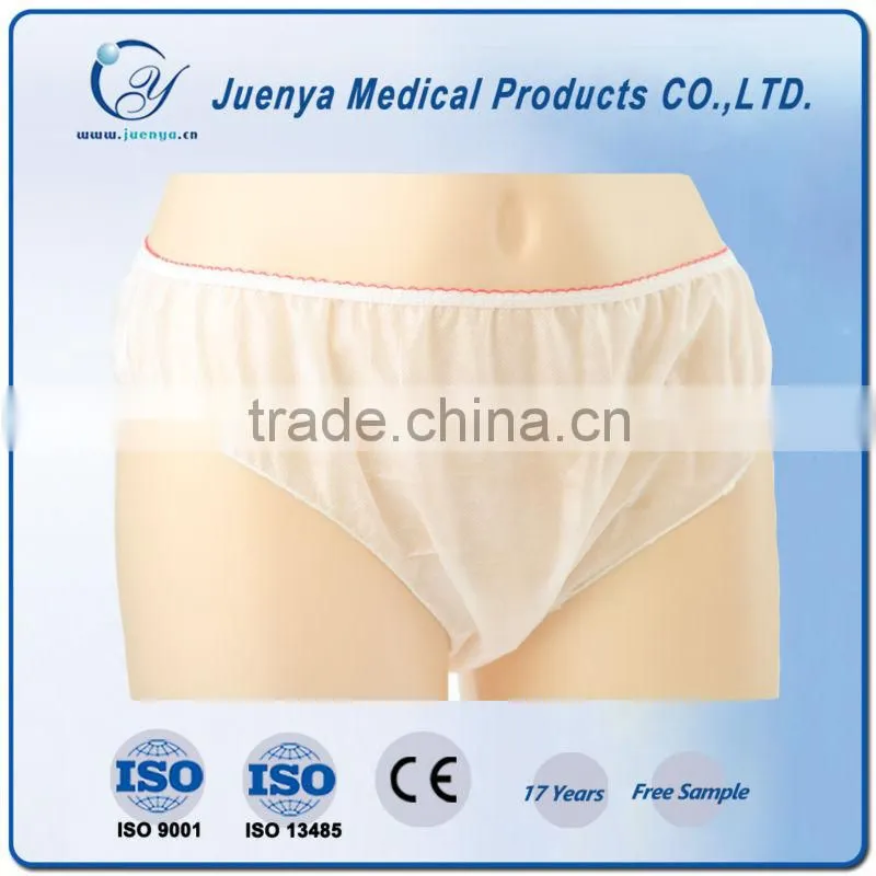 Factory supply disposable non woven women's underwear