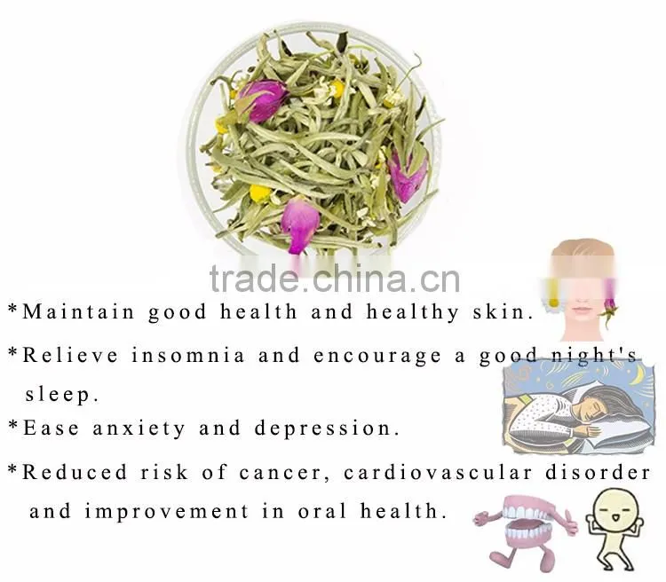 New Products Chamomile Rose Silver Needle White Tea