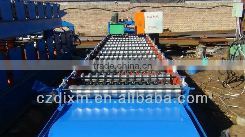 DX 1050-210-25 6 rows automatic hydraulic steel sheet profile machine
