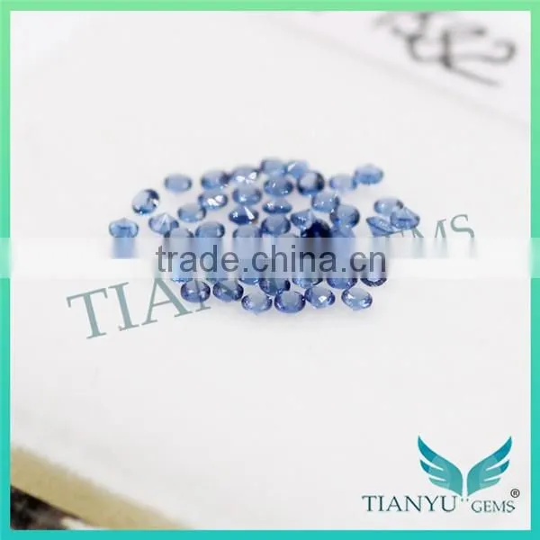 Wholesale Loose Artificial gems stone #A1582 Round Brilliant Cut Nano Sital Gems for Jewellery Price