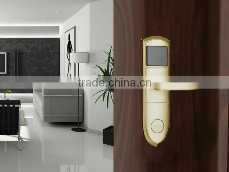 Hotel door locks with cards with RF smart card