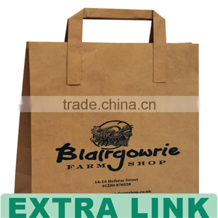 Extra Link Recycled Material High Quality Printed Paper Gift Bag Ecologic Fashion