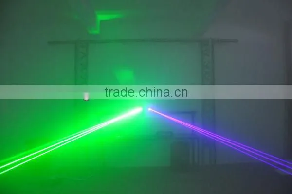 High quality Double lens fat beam moving head light Green & Purple