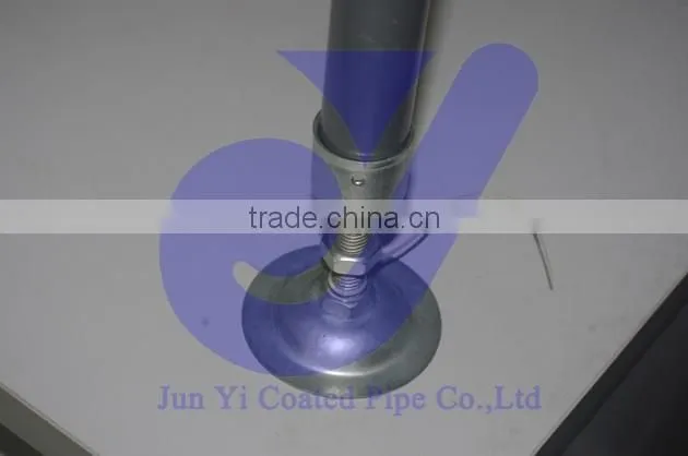 JY-1209-50|Pipe plug with screw and nut|Steel screw plug|2 pin foot plug