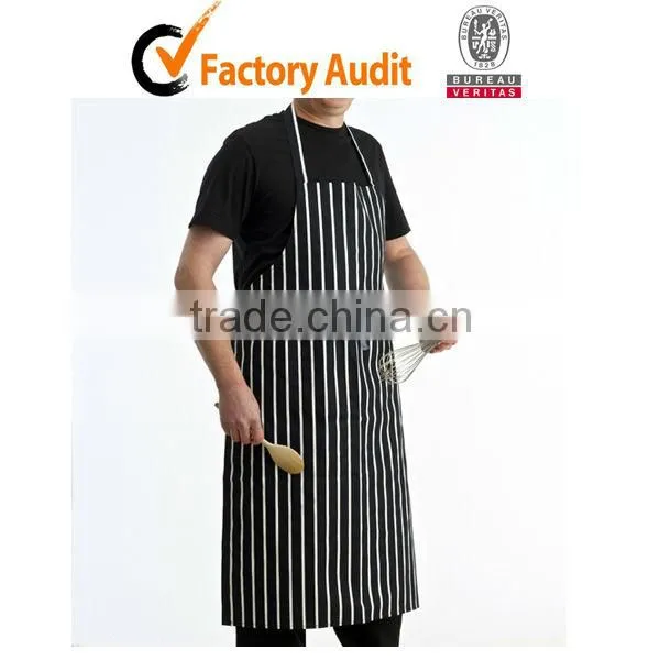 unisex striped kitchen aprons