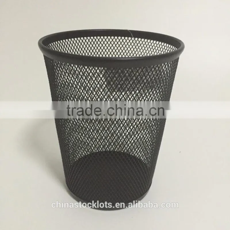Overstock 2016 factory hot selling promotional gifts office and school desk organizer metal mesh pen holder
